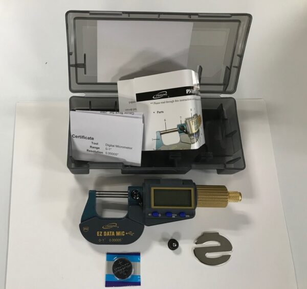 iGaging EZ DATA MIC - XL Display Digital Micrometer - range: 0~6" - Image 5