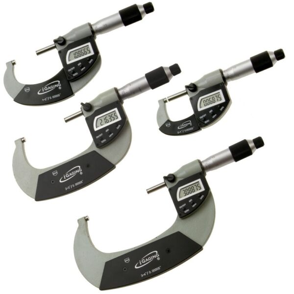 iGaging Hybrid Micrometer Digital/Analog - Range: 0~4" - Image 2