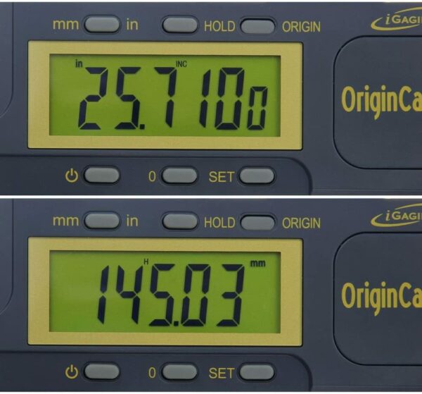 iGaging Absolute OriginCal - Heavy Duty Digital Vernier Caliper - 600mm (0-24") size - Image 5